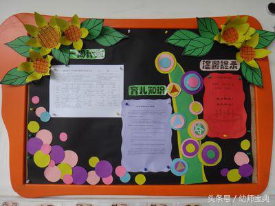 有趣的家园联系栏,黑白格家园联系栏环创简单大方