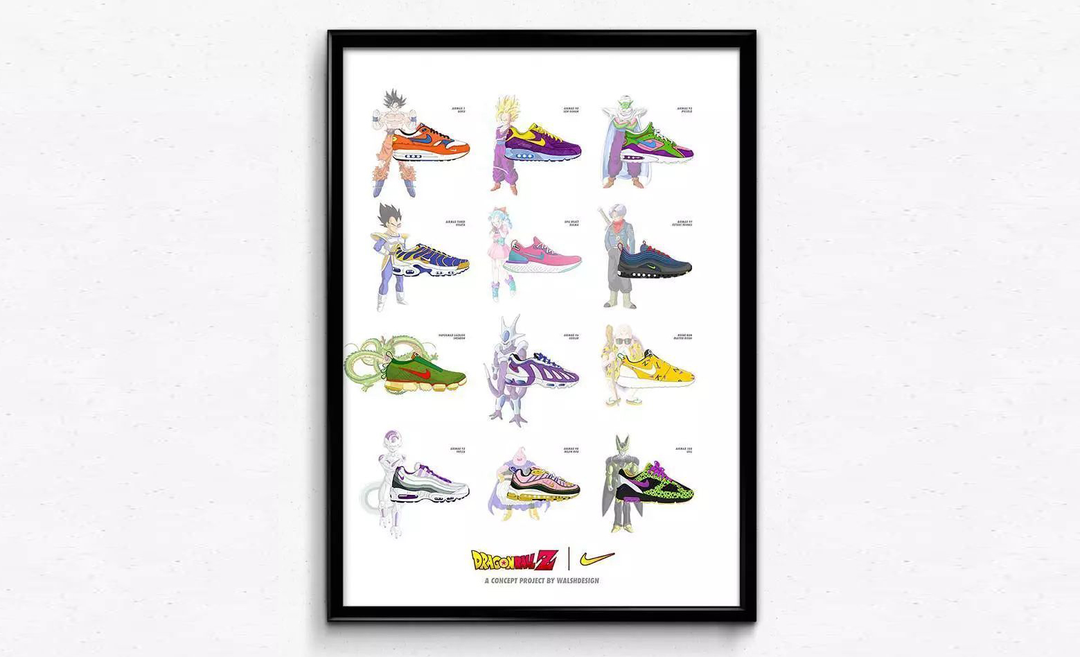 七龙珠联名球鞋阿迪达斯,龙珠耐克联名鞋