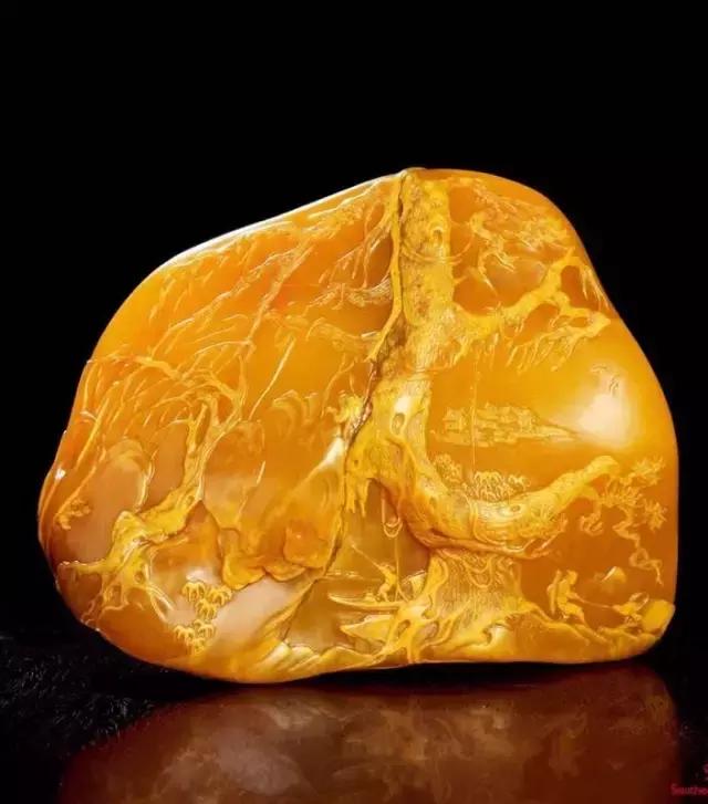 田黄寿山石真品图片,国宝级寿山石田黄