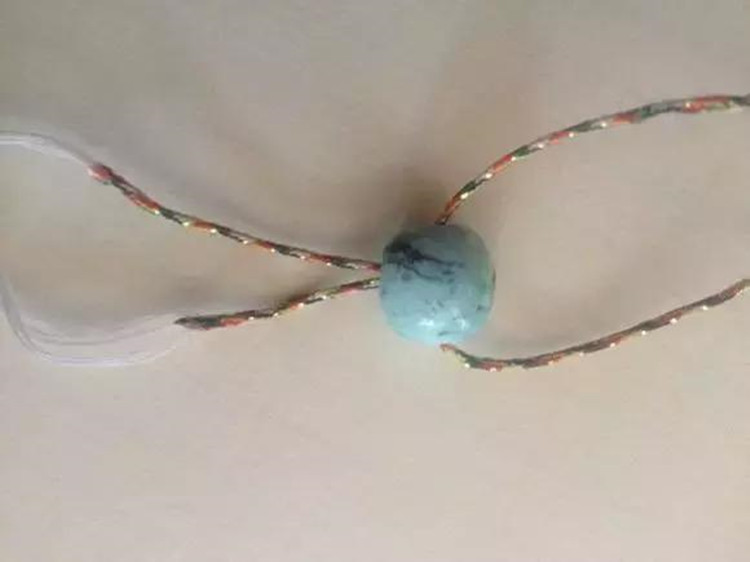 diy串珠手工手链编绳教程,手工编绳可穿珠半成品项链