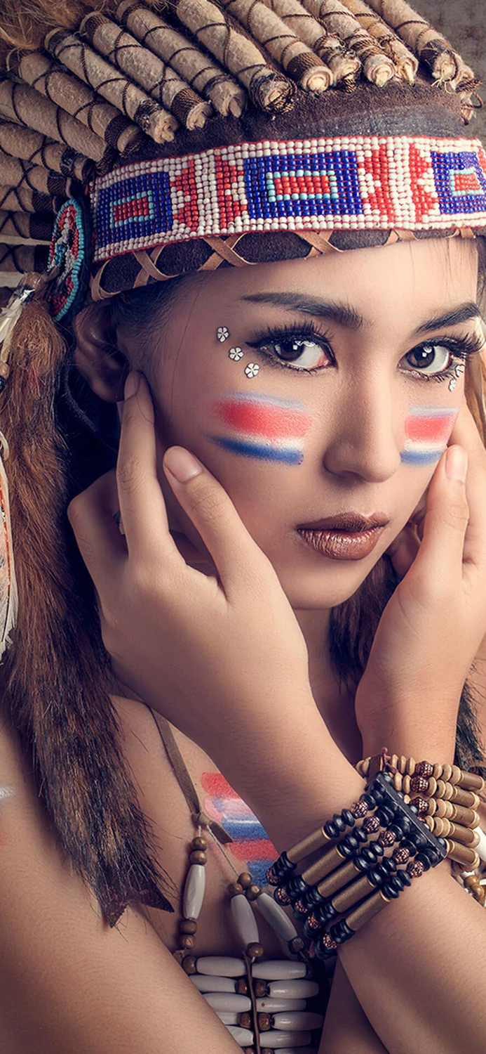 苹果x超高清美女壁纸，珍藏已久