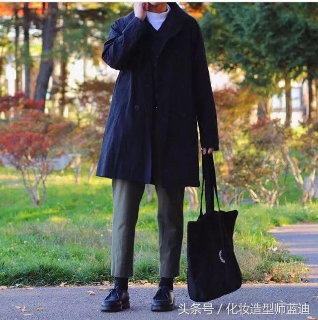 看韩国帅哥穿搭,韩式秋冬穿搭男