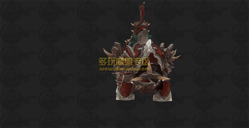 魔兽争霸艾泽拉斯：部落裂蹄牛邪气鞍座预览