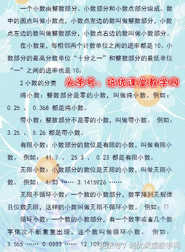 廖老师熬夜整理:小学数学公式大全,满分学霸秘笈,人手一份