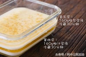 椰汁桂花糕吉利丁片,桂花糕传统糕点正宗