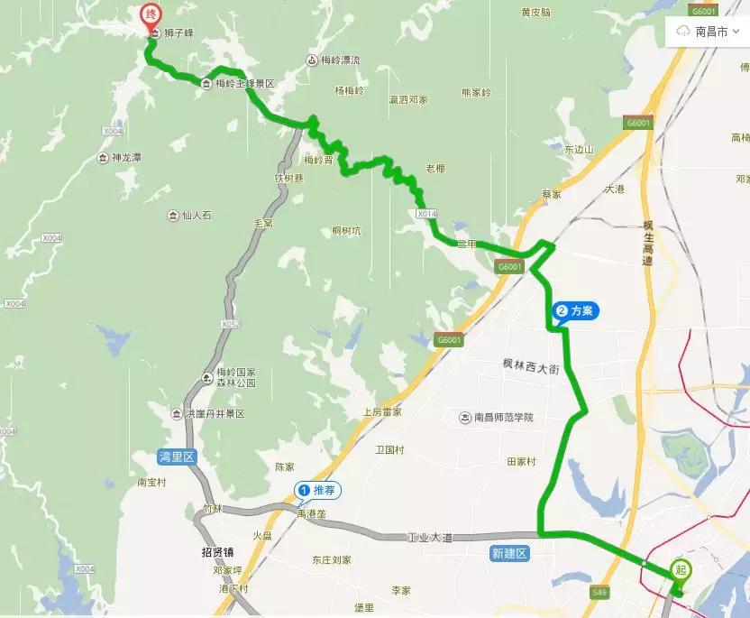 南昌梅岭一日游攻略老四坡,南昌梅岭一日游攻略冬天