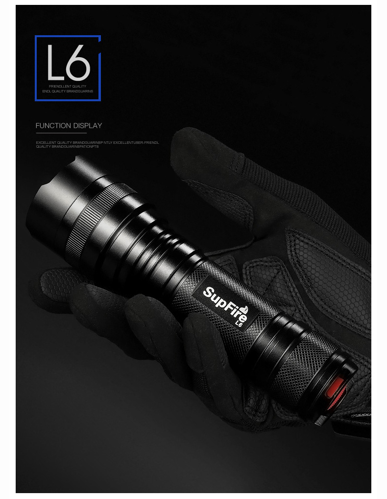 supfire强光手电测评,supfire神火gt60强光手电筒