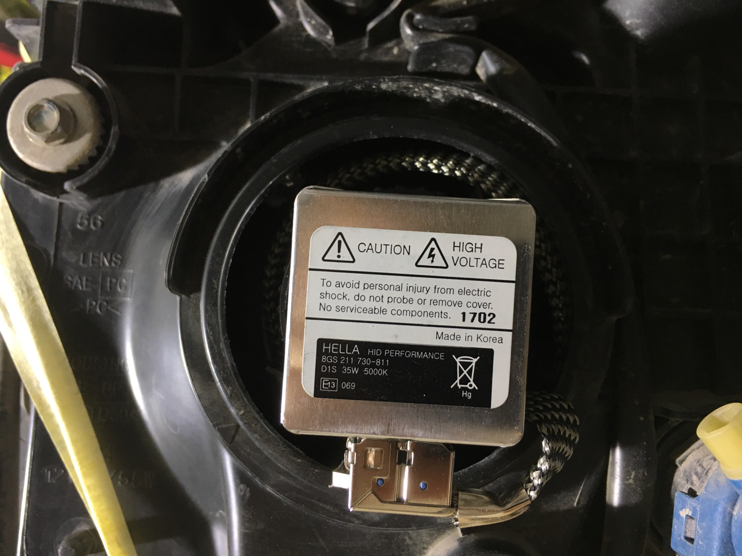 日产海拉大灯改装,日产骐达升级双光透镜套装