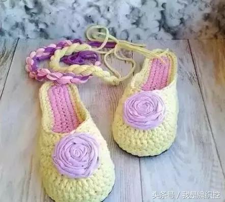 宝宝鞋子编织花样视频,儿童编织鞋子花样教程