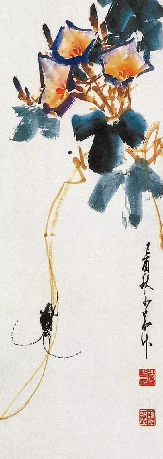 赵少昂花鸟鱼虫图片,中国花鸟大师赵少昂