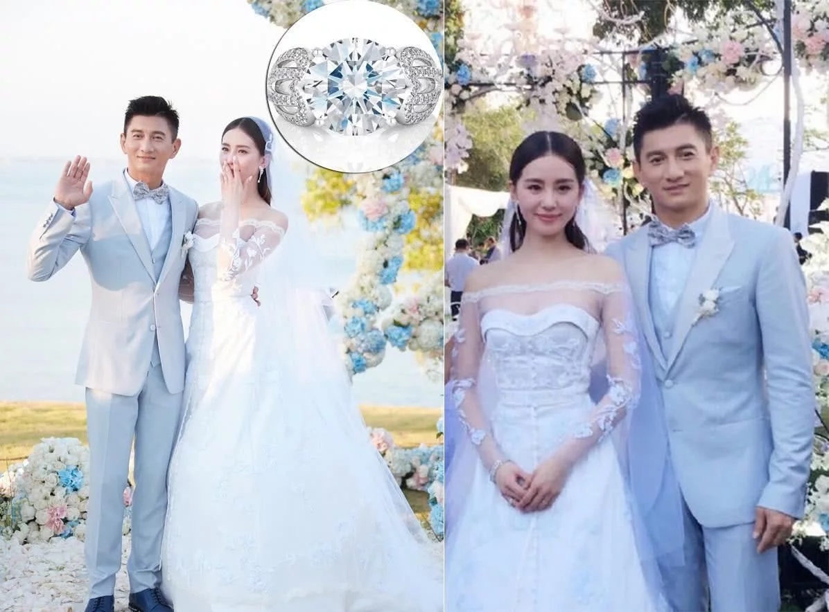 八卦一下明星的婚戒和钻戒,明星结婚钻戒大比拼