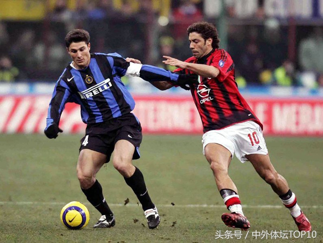 世界足球第四名是谁,世界足坛十大4号