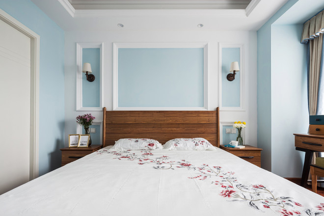 南昌85万装修,86平方三室一厅装修轻奢简约