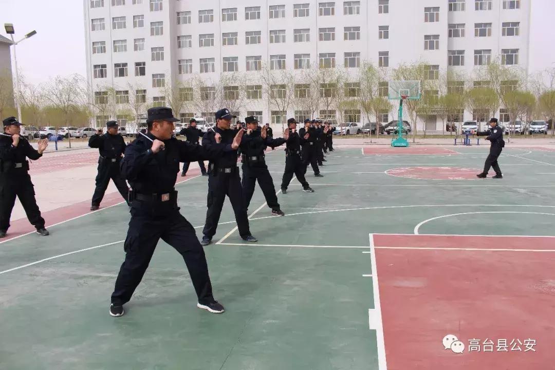 高台县公安局政治轮训,战训结合圆满完成晋级轮训