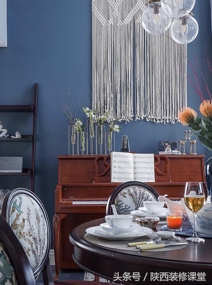 280平轻奢美式,120平美式轻奢风高级蓝灰