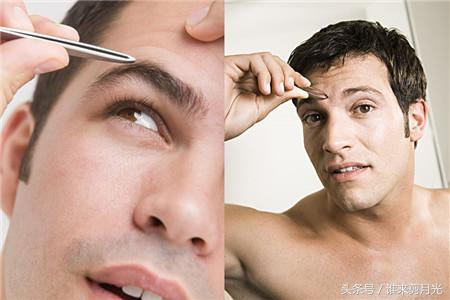 男士修眉技巧与手法图解,修眉毛教程新手男士