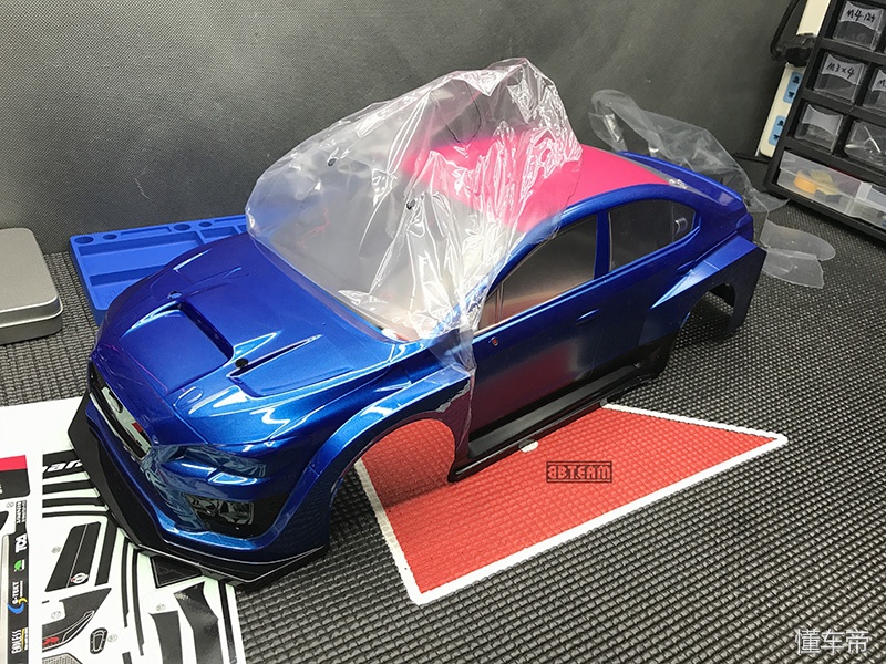 超人继续分享KYOSHOTF7的新车壳