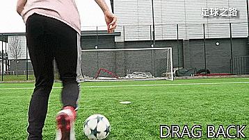 50种个人足球技巧训练,100个足球过人技巧gif