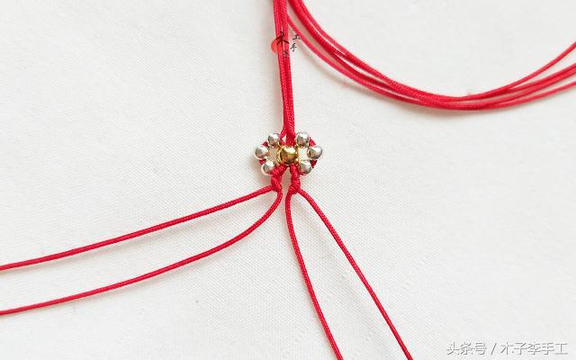 用细的红绳怎么做戒指,最近很火的手工蝴蝶结戒指