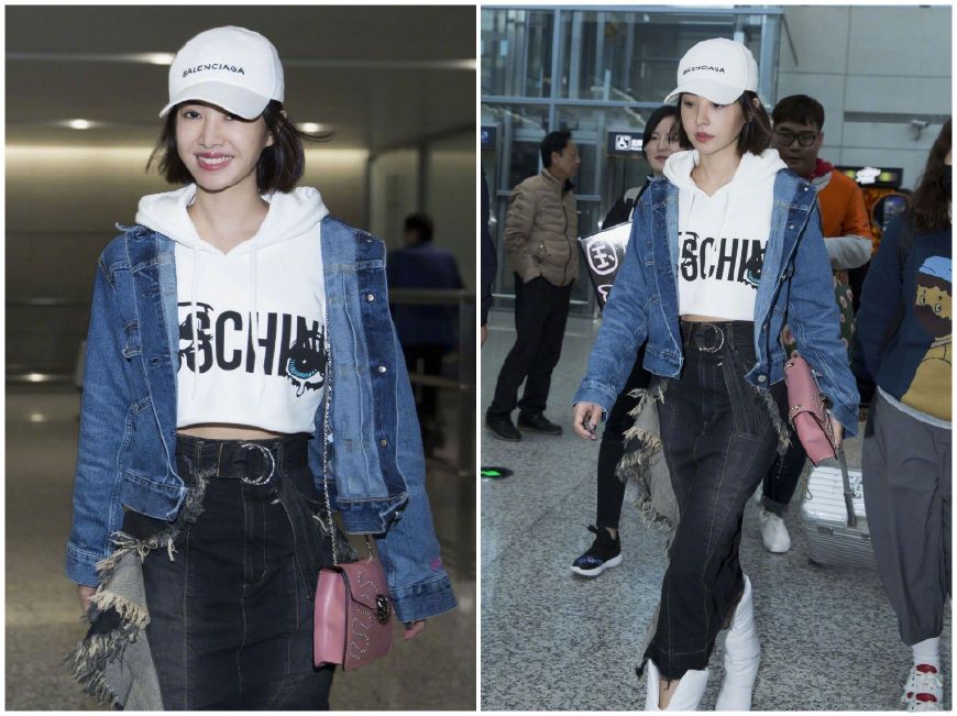 蔡依林短款外套搭配图片,蔡依林真敢穿小个子穿出女王气场