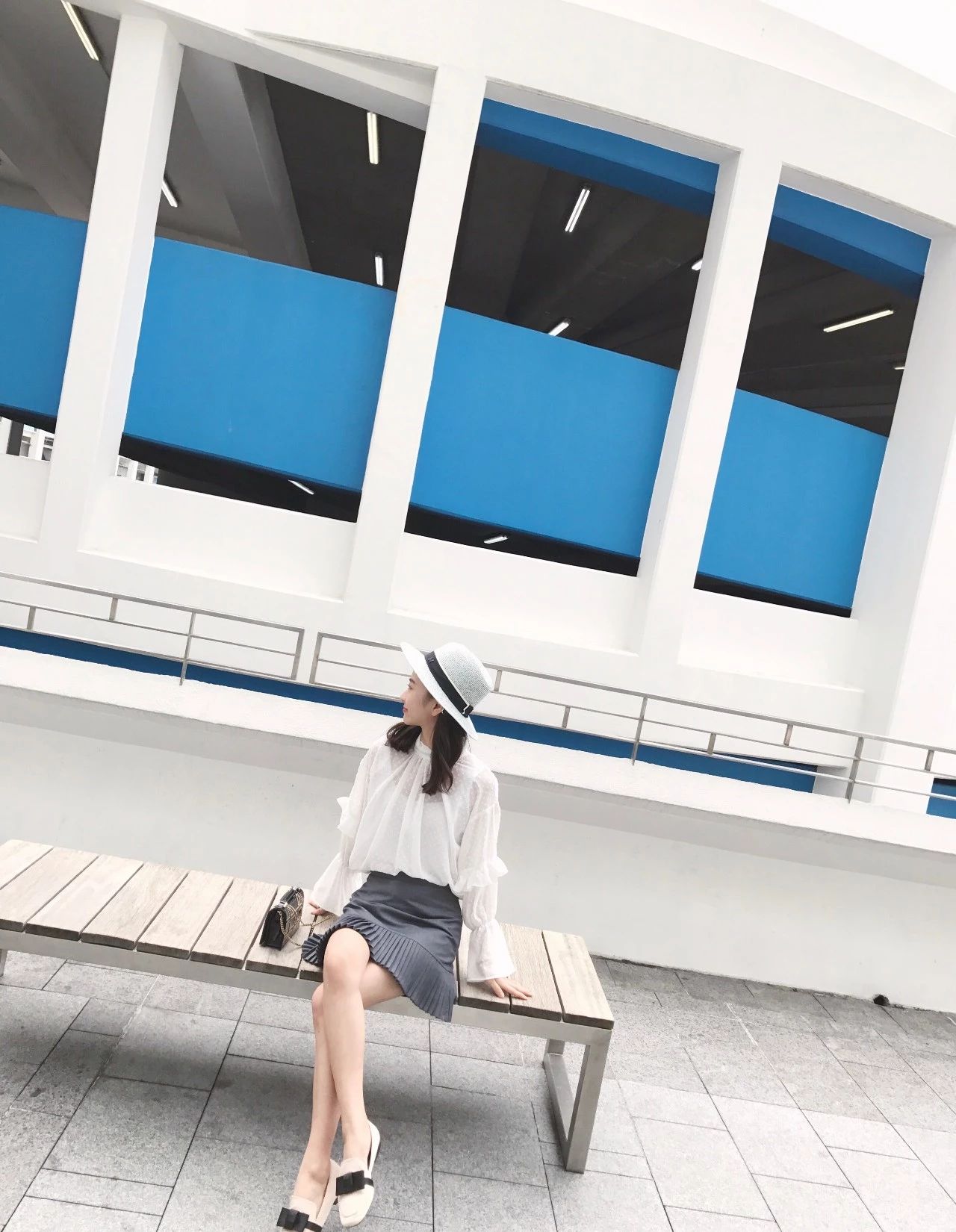 微胖开春别致小雪纺衫,开春上衣胖mm雪纺衫