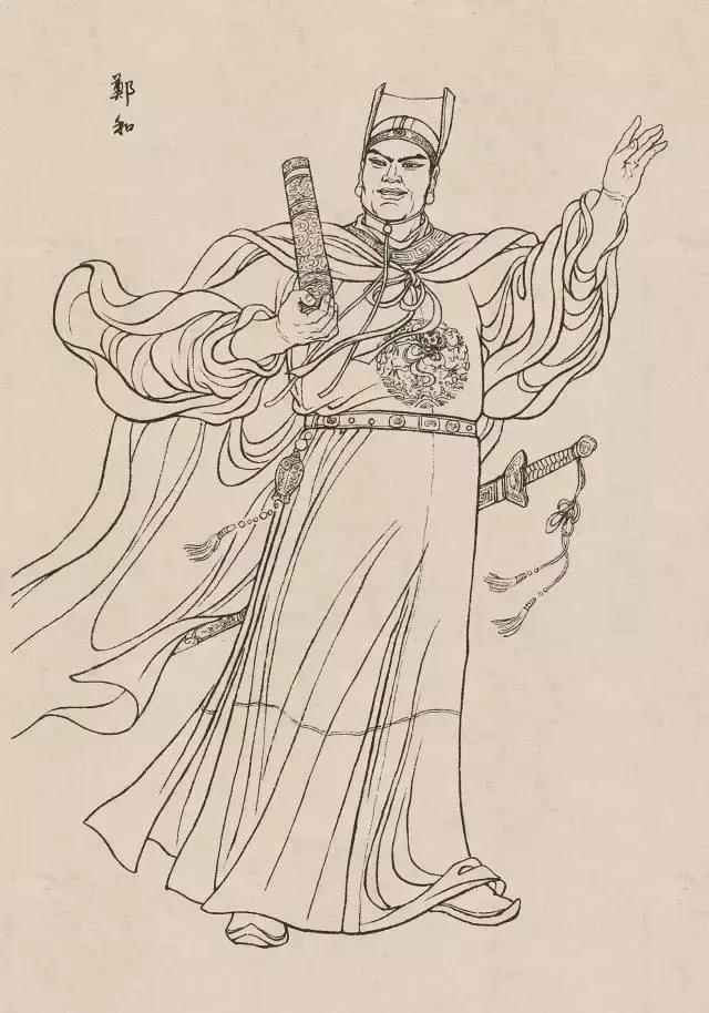 传统人物白描手稿,古代白描人物集锦