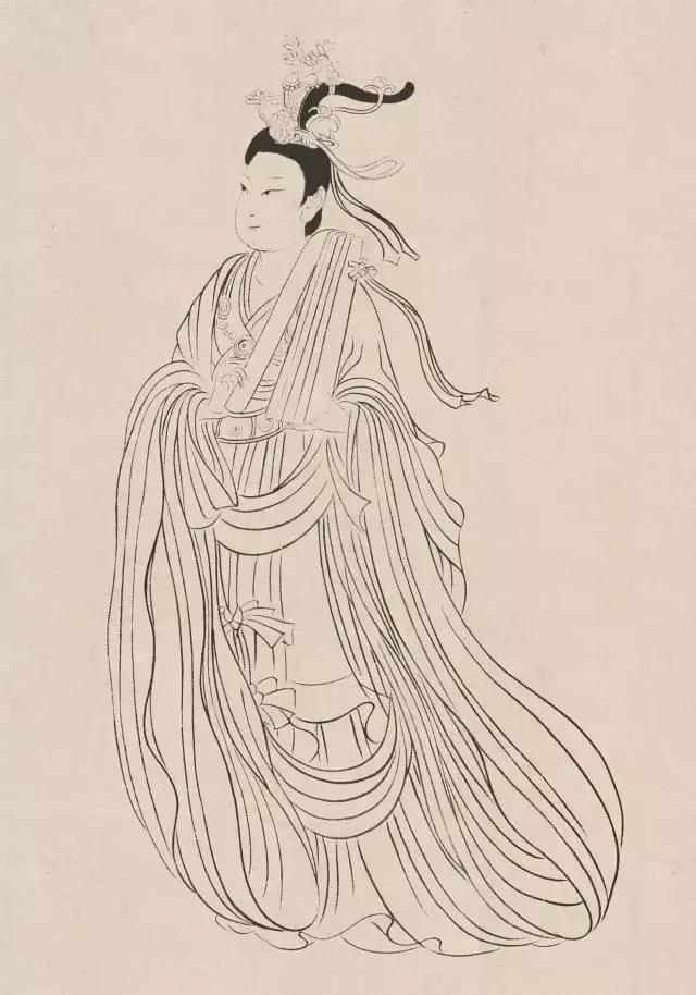 传统人物白描手稿,古代白描人物集锦