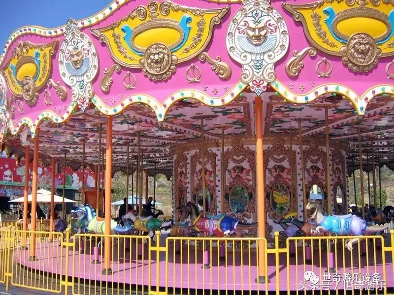 38座双层转马是不是大型游乐设备,儿童转马游乐设备哪种好