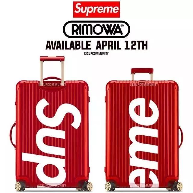 SupremexRIMOWA|这波Supreme行李箱的发售,利索的让人不习惯