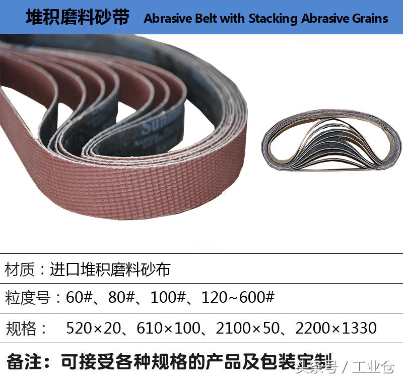 砂带的目数有几种,砂带的种类和用途