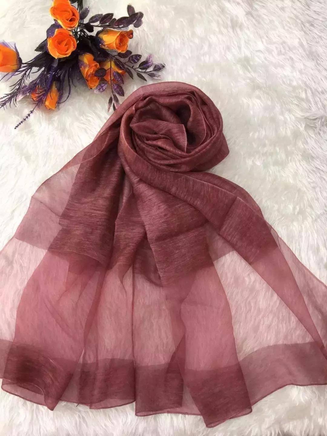 天丝刺绣丝巾,织围巾真丝