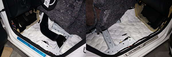 明锐汽车隔音的最佳方法,斯柯达明锐前机盖隔音毯