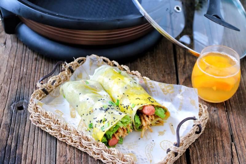 正宗摆摊煎饼商用配方教程,杂粮煎饼的做法全过程摆摊商用