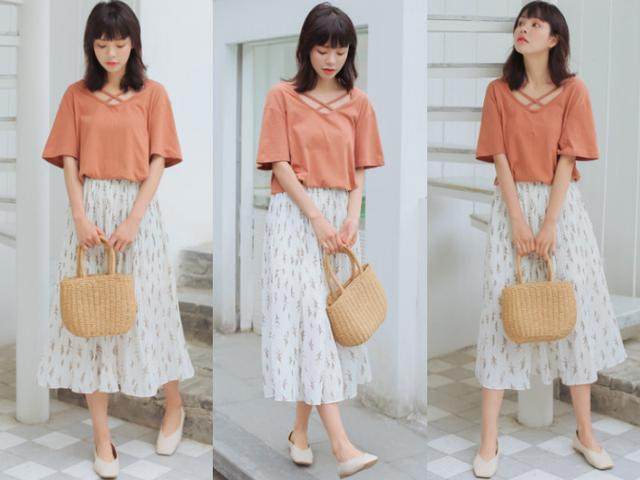 今年流行的八款小碎花裙特减龄,今年流行的碎花不规则半身裙