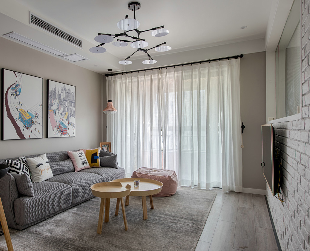 90后小两口婚房,90后夫妻北欧风格房子