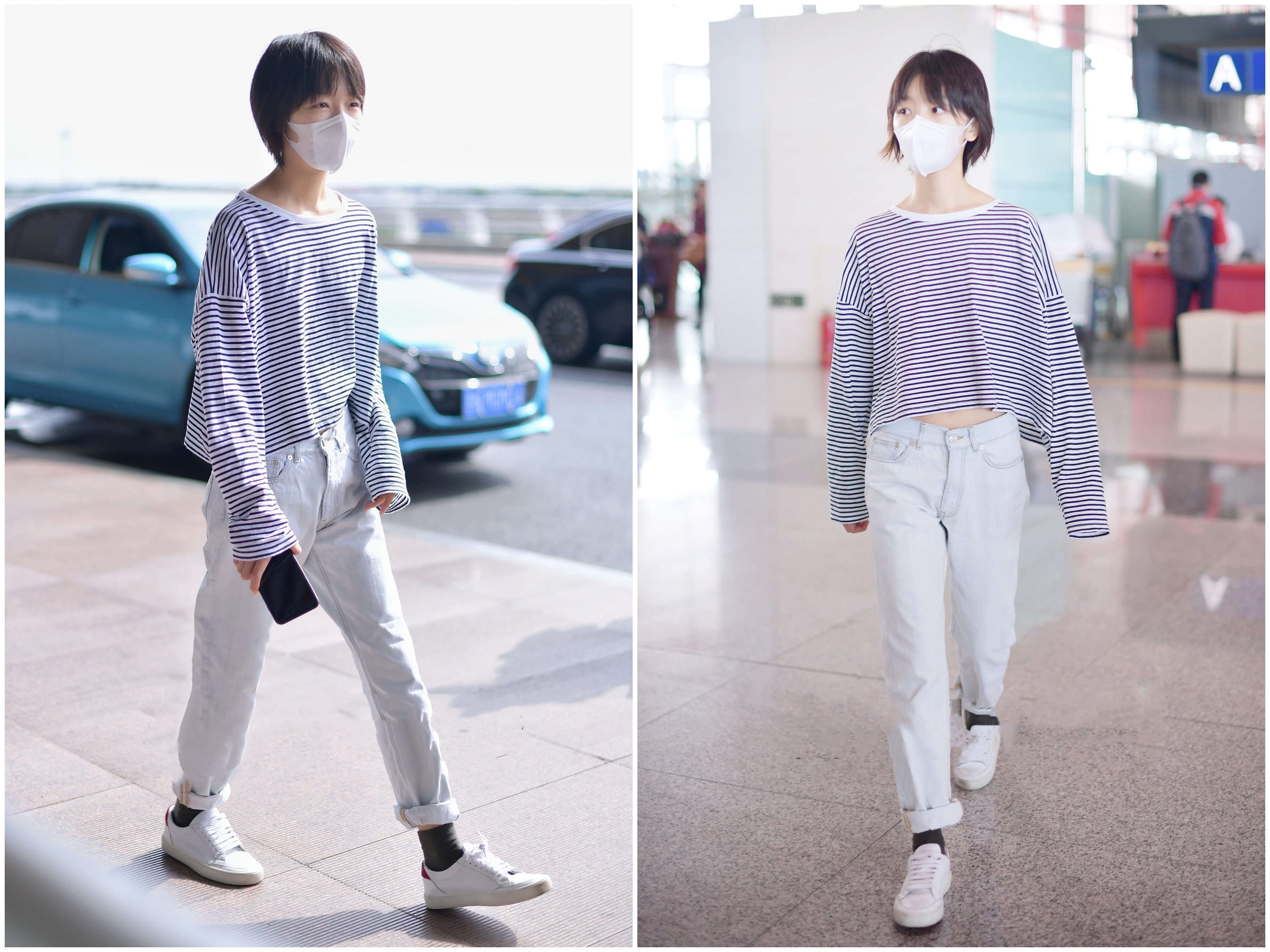 周冬雨burberry格子裙,周冬雨最新款burberry格子衬衫