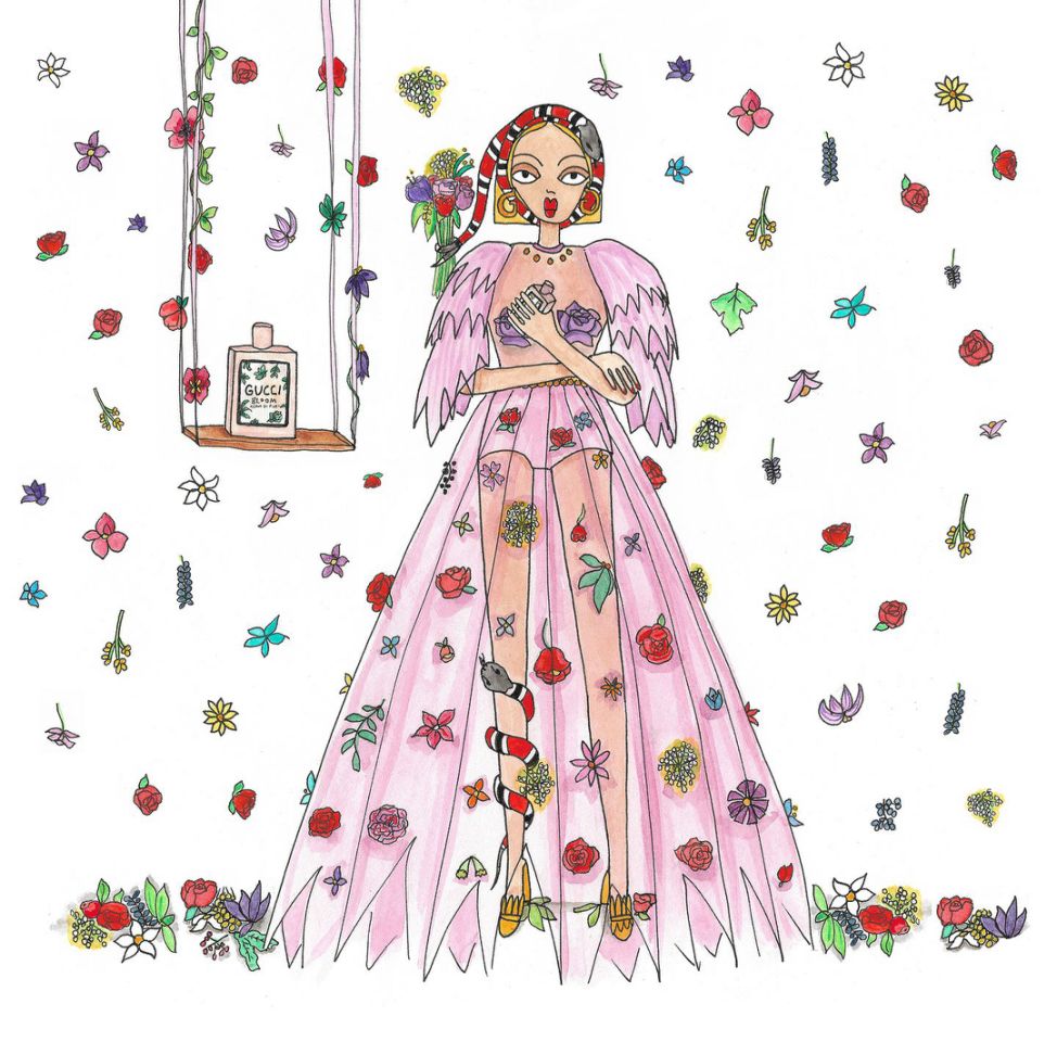 gucci绮梦栀子花香水30ml和50ml,gucci最新款香水图片