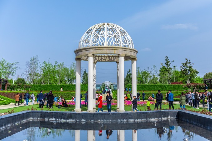 滁州花博园秋景,秋天滁州花博园图片