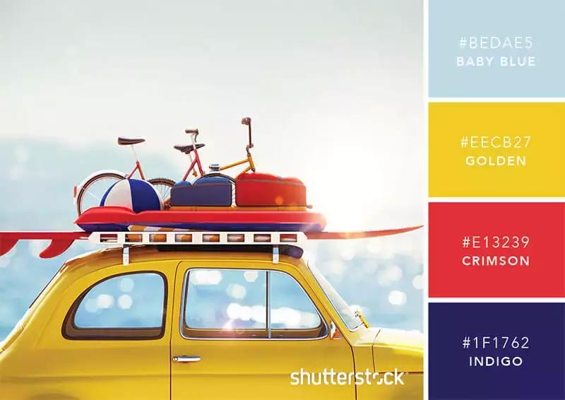 相见恨晚的色彩搭配,两种好看的颜色搭配