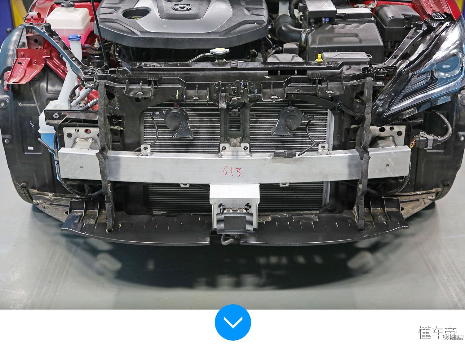 长安逸动plus1.4t蓝鲸版碰撞拆解,长安逸动plus2023前后防撞梁拆解