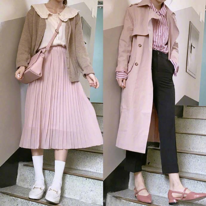 小清新袜子中筒袜怎么搭配,袜子都不穿还穿秋裤