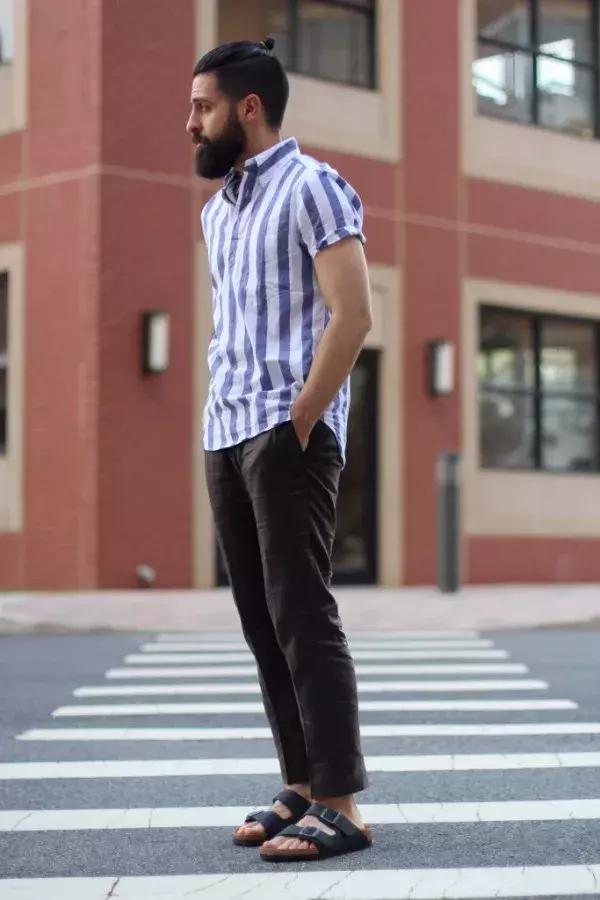 亚麻衬衫怎么穿才有品位,亚麻衬衫夏季穿最舒服