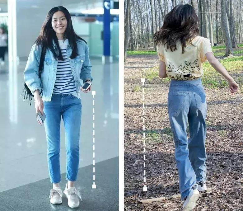 宽松t恤配阔腿裤慵懒,想要腿变长