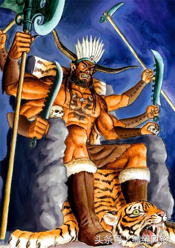 三皇五帝上古神话关系图,古华夏的神话传说三皇五帝