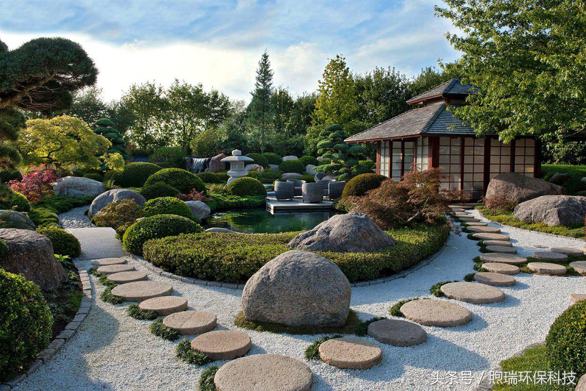 禅意庭院绿化设计图鱼池,最有日本禅意的庭院鱼池