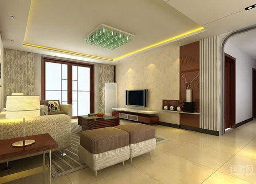 小户型2米7宽电视背景墙设计,小户型中式电视背景墙效果图