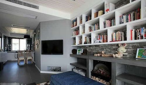 小户型2米7宽电视背景墙设计,小户型中式电视背景墙效果图