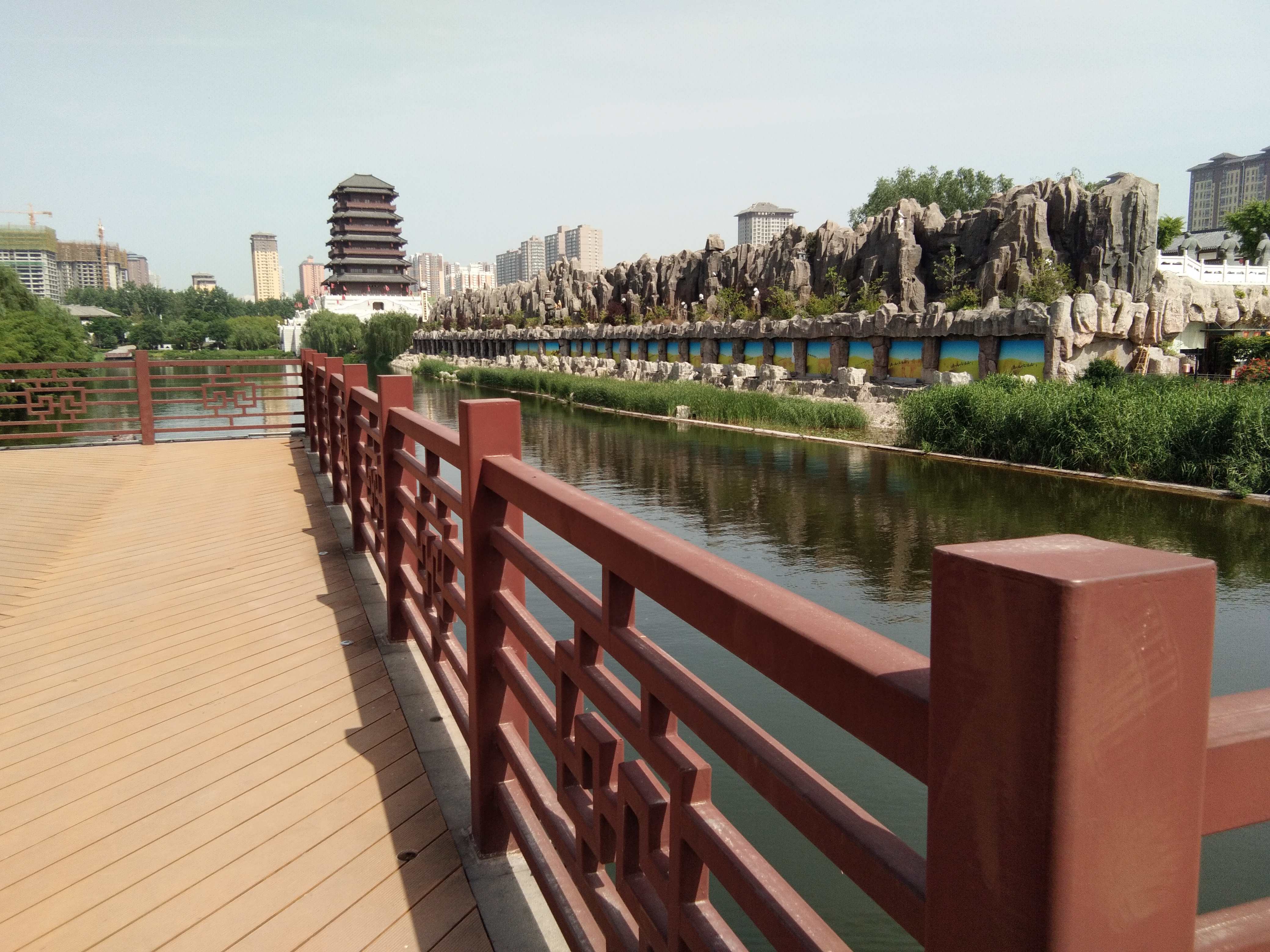 脚踏汉城湖公园全程!感受汉武辉煌!