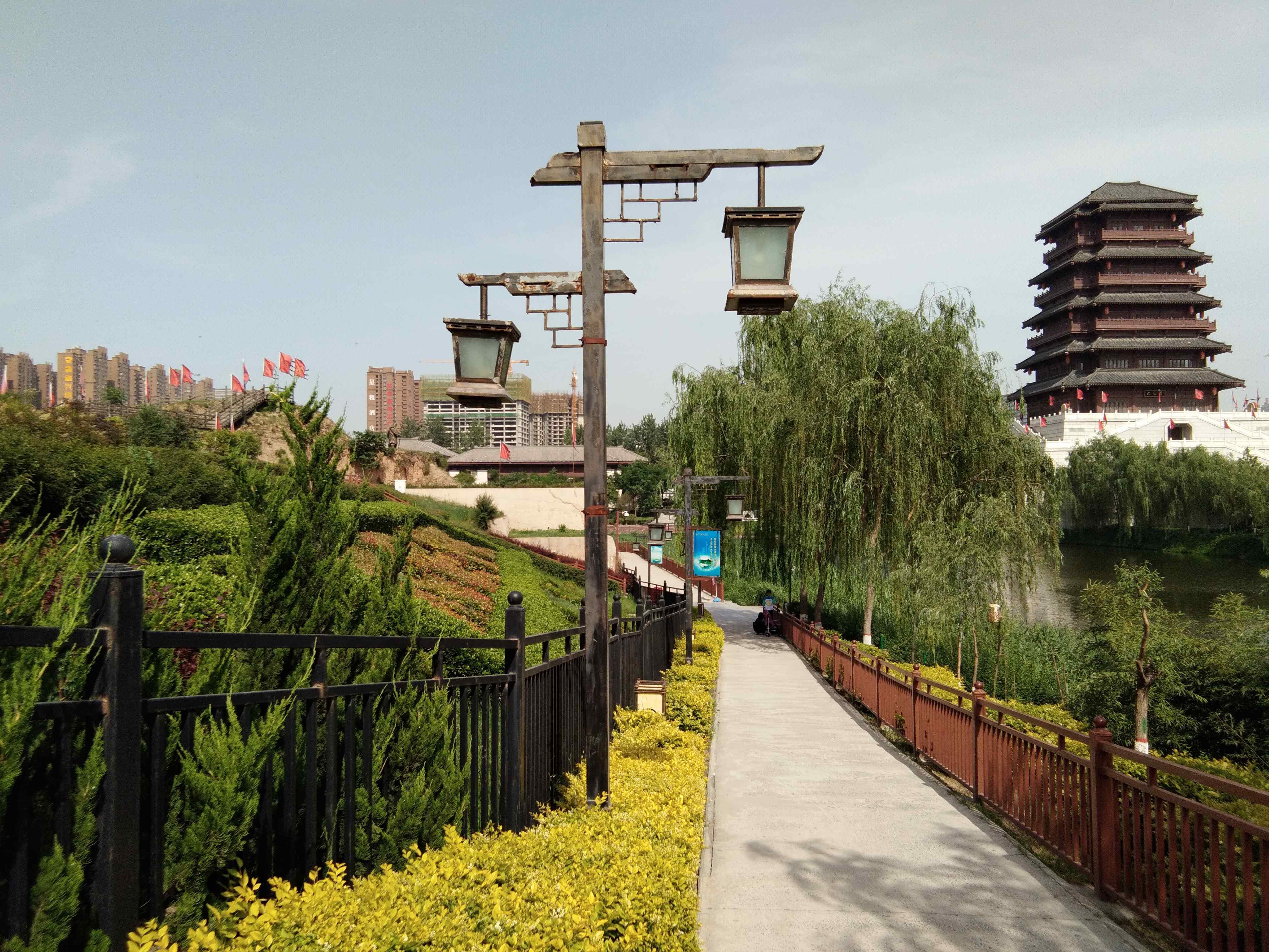 脚踏汉城湖公园全程!感受汉武辉煌!