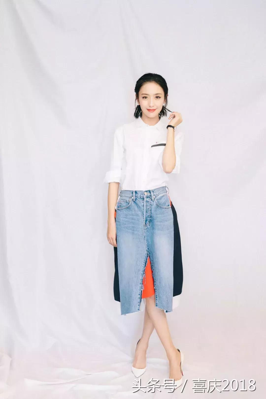 牛仔半裙怎么搭出时尚感,怎么选牛仔半裙才适合自己